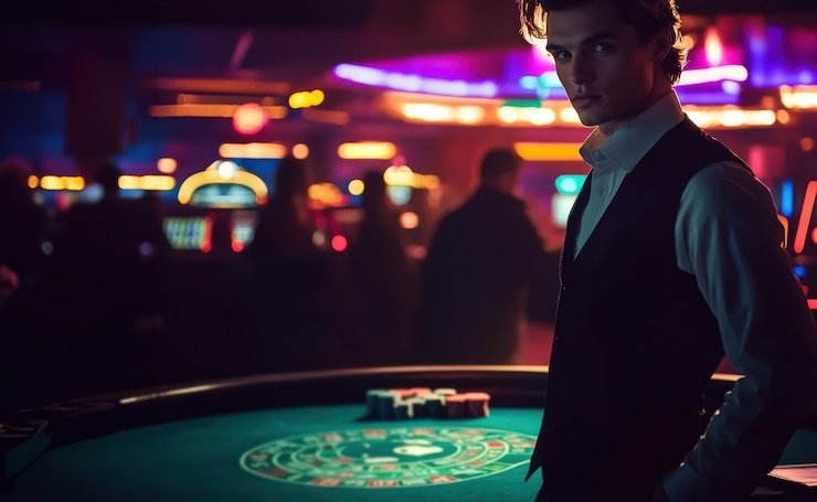 Antarmuka aplikasi mobile hometogel 88 menampilkan meja dealer langsung dan menu permainan