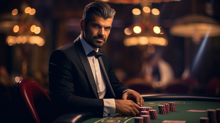 Meja blackjack Ocean King dengan dealer profesional di hometogel 88